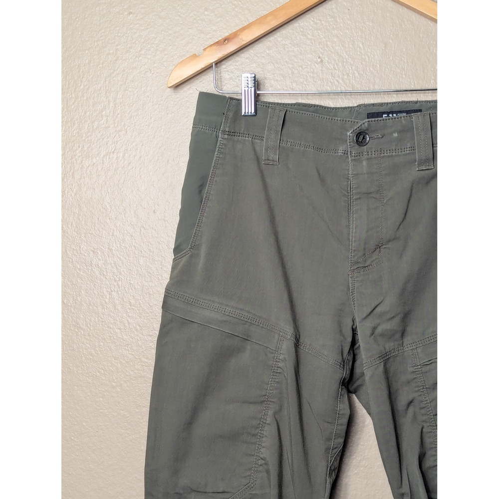 5.11 Tactical Apex Pants Mens 32x34 Olive Green Cargo Utility Work 74520 - Picture 8 of 16